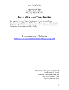 Papers of the Jones-Young Families