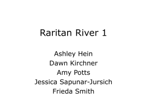 Raritan River 1 Ashley Hein Dawn Kirchner Amy Potts