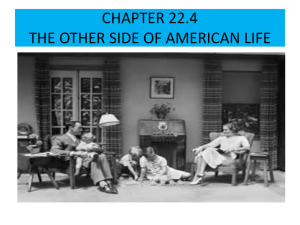 CHAPTER 22.4 THE OTHER SIDE OF AMERICAN LIFE