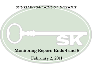 Monitoring Report: Ends 4 and 5 February 2, 2011