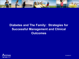 Diabetes and The Family:  Strategies for Successful Management and Clinical Outcomes CS-0020-07