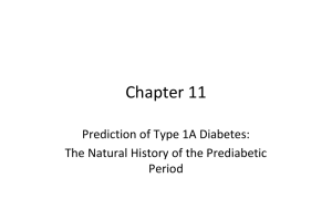 Chapter 11 Prediction of Type 1A Diabetes: Period