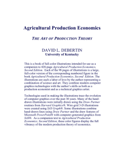 Agricultural Production Economics T A P