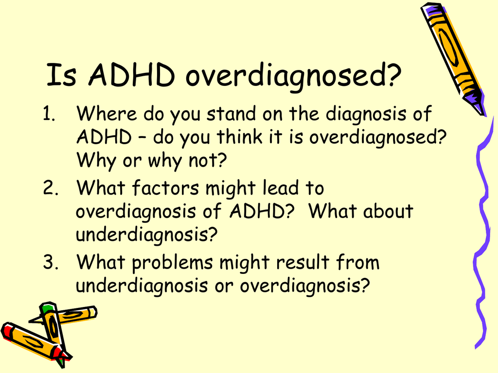overdiagnosis of adhd