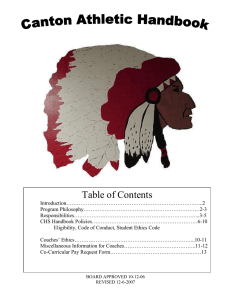 Table of Contents