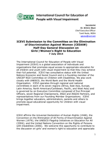 International Council for Education of People with Visual Impairment