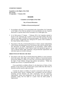 UNEDITED VERSION Committee on the Rights of the Child 58