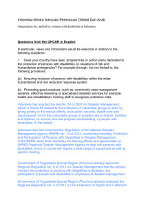 Indonesia-Sentra Advocasi Perempuan Difabel Dan Anak