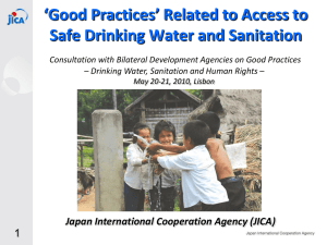 ‘Good Practices’ Related to Access to Safe Drinking Water and Sanitation