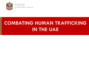 COMBATING HUMAN TRAFFICKING IN THE UAE