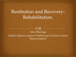 Alice Maranga Global Alliance Against Trafficking in Women Africa Representative