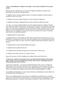 1. Have you identified any violations of the rights to... explain.