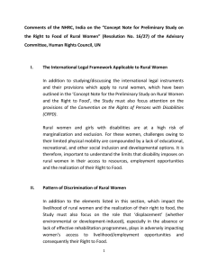 Comments  of  the  NHRC,  India ... the  Right  to  Food  of ...