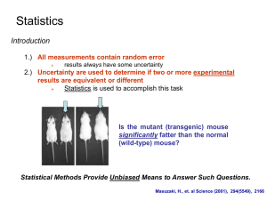 Statistics Introduction