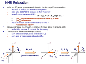 NMR Relaxation