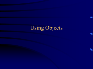 Using Objects
