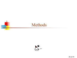 Methods 26-Jul-16