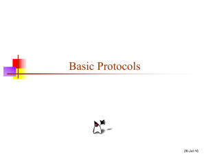 Basic Protocols 26-Jul-16