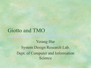 Giotto and TMO Yerang Hur System Design Research Lab.