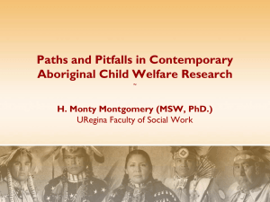 Paths and Pitfalls in Contemporary Aboriginal Child Welfare Research