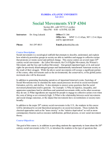 Social Movements SYP 4304