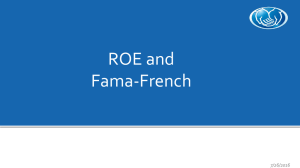 ROE and Fama-French 7/26/2016