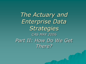 The Actuary and Enterprise Data Strategies Part II: How Do We Get