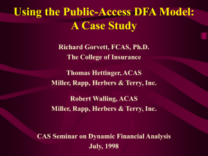 Using the Public-Access DFA Model: A Case Study