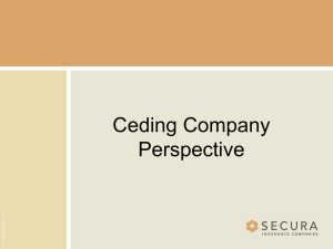 Ceding Company Perspective Reaching new heights