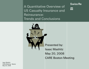 A Quantitative Overview of US Casualty Insurance and Reinsurance: Trends and Conclusions