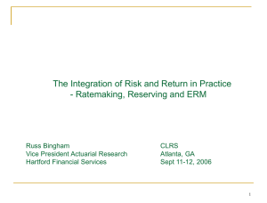 The Integration of Risk and Return in Practice