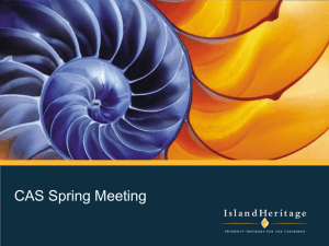 CAS Spring Meeting