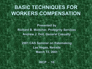 BASIC TECHNIQUES FOR WORKERS COMPENSATION