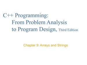 C++ Programming: From Problem Analysis to Program Design, Third Edition