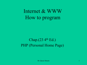 Internet &amp; WWW How to program Chap.(23 4 Ed.)