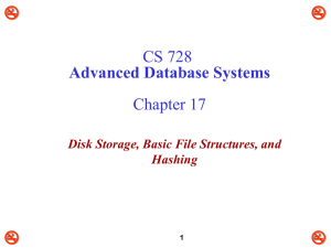  CS 728 Chapter 17 Advanced Database Systems