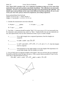 Math 139 Exam 3 Review Problems Fall 2008
