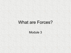What are Forces? Module 3