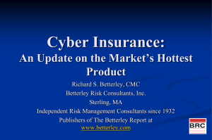 Cyber Insurance: An Update on the Market’s Hottest Product