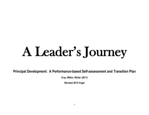 A Leader’s Journey Cray, Millen, Weiler (2011)