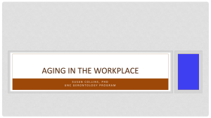 AGING IN THE WORKPLACE