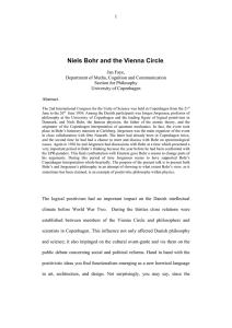 Niels Bohr and the Vienna Circle