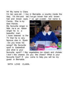 Hi!  My  name  is  Clara.