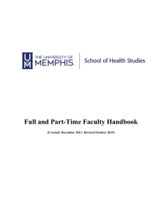 Full and Part-Time Faculty Handbook