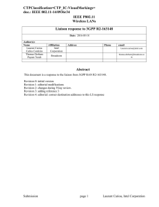 CTPClassification=CTP_IC:VisualMarkings= doc.: IEEE 802.11-14/0936r34 IEEE P802.11 Wireless LANs