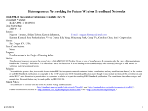 Heterogeneous Networking for Future Wireless Broadband Networks