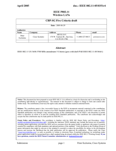 April 2005  doc.: IEEE 802.11-05/0351r4 IEEE P802.11