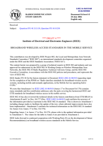 *** DRAFT 4 *** Institute of Electrical and Electronics Engineers (IEEE)