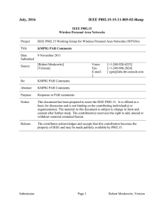 July, 2016 IEEE P802.15-15-11-805-02-0kmp