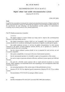 RECOMMENDATION  ITU-R  M.1073-2  (Question ITU-R 107/8)